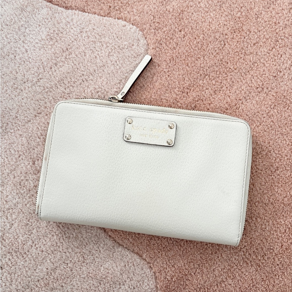 Kate Spade Cream Leather Wallet